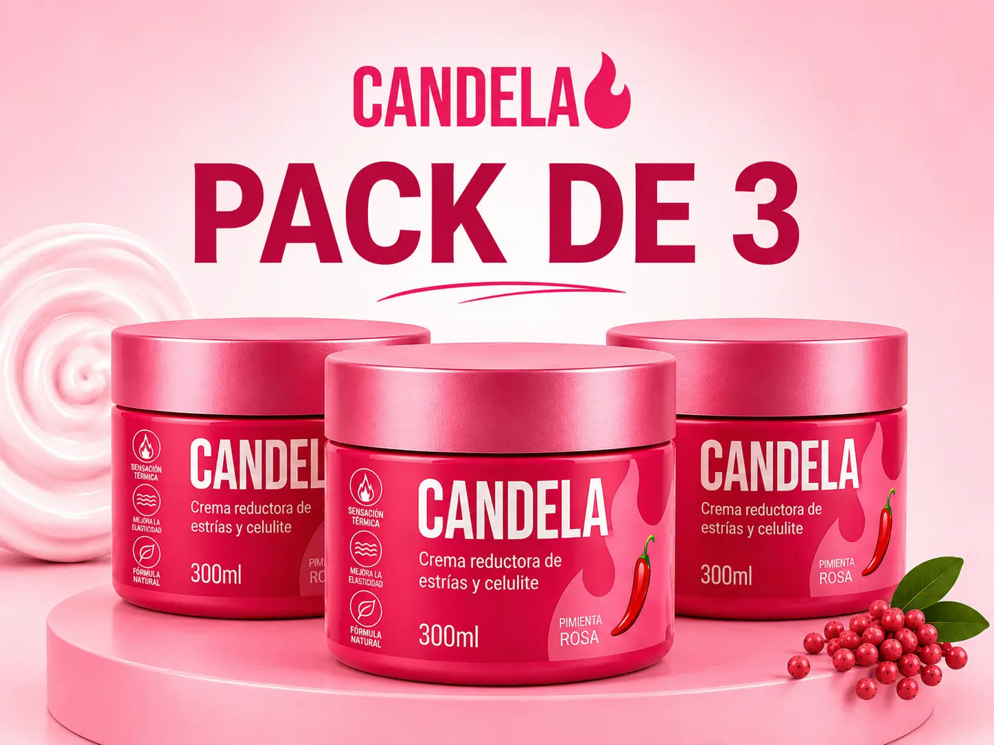 Crema Reductora de Estrías y Celulitis — CANDELA